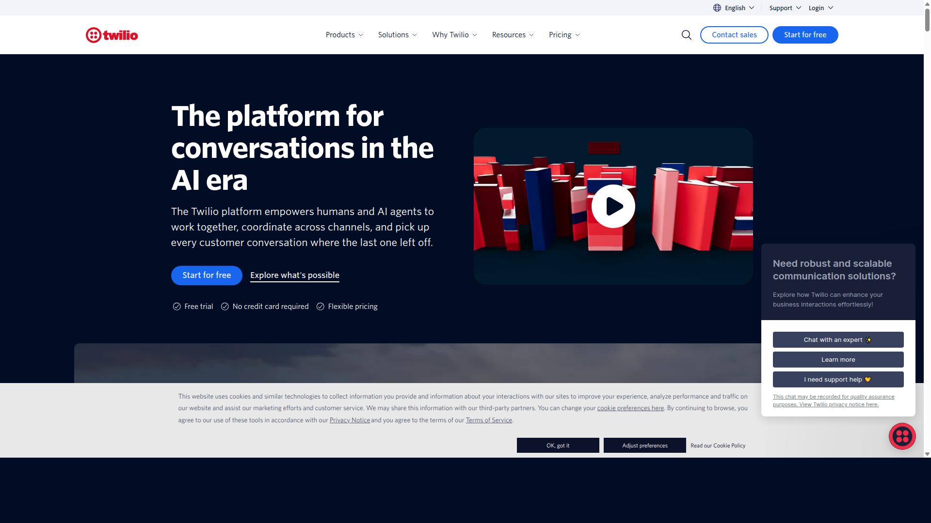 Twilio website